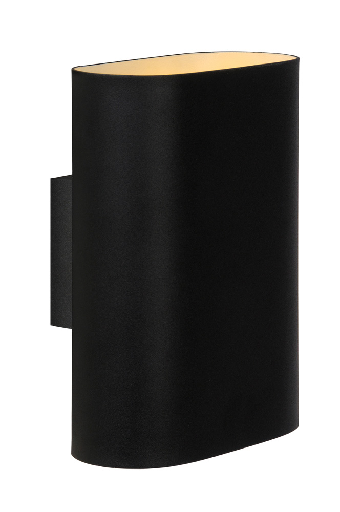 Lucide Ovalis wandlamp 2x E14 zwart