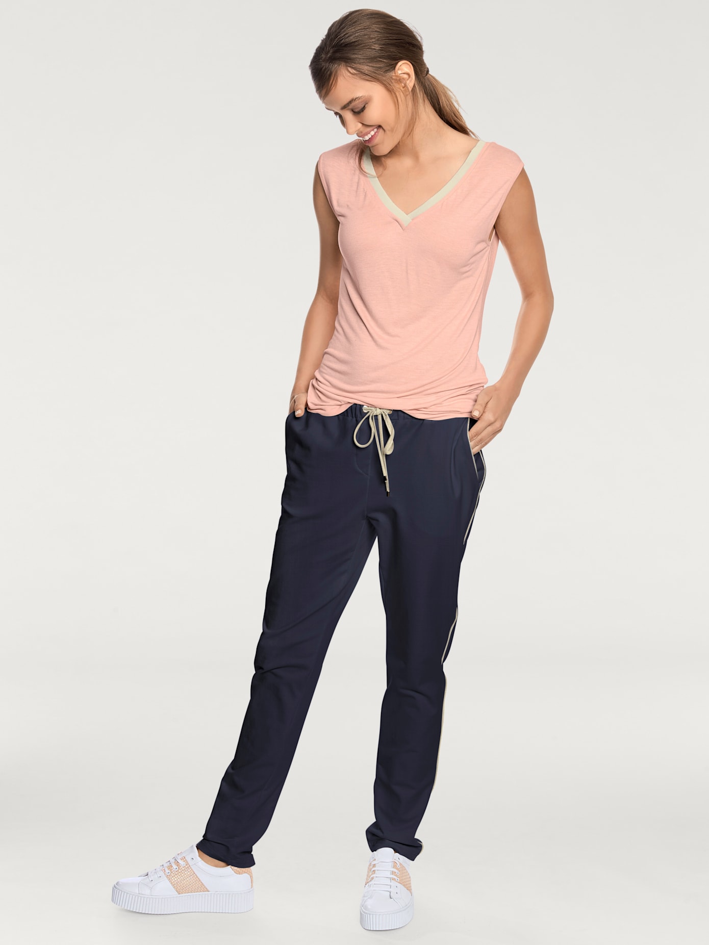Pantalon de jogging coupe carotte