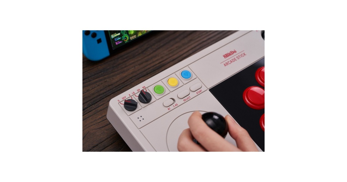 8BitDoArcade Stick gamepad  (Grijs)