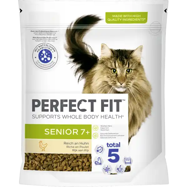 Katze Trockenfutter Senior 7+ mit Huhn