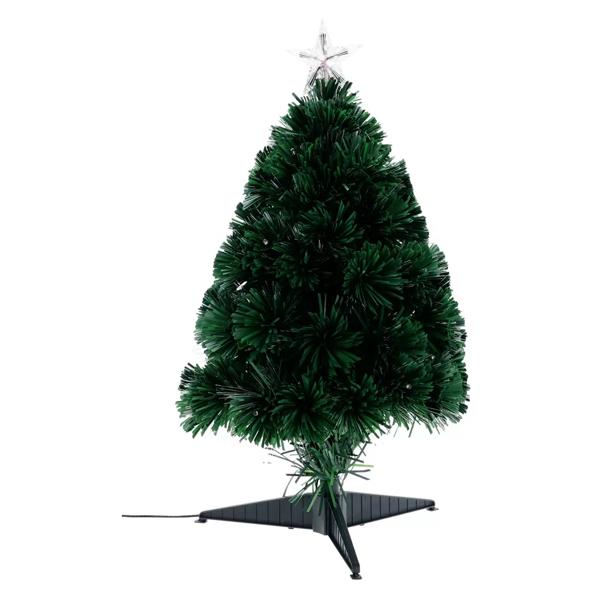 Weihnachtsbaum Faseroptik grün,schwarz