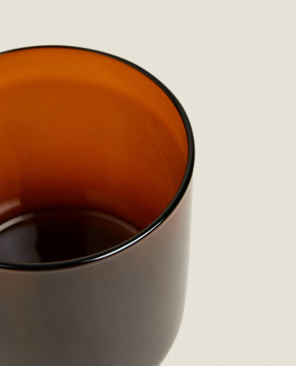 TAÇA DE VINHO DE VIDRO RETO