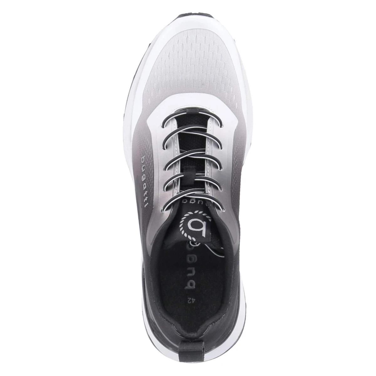 BugattiLow Sneaker - black / white