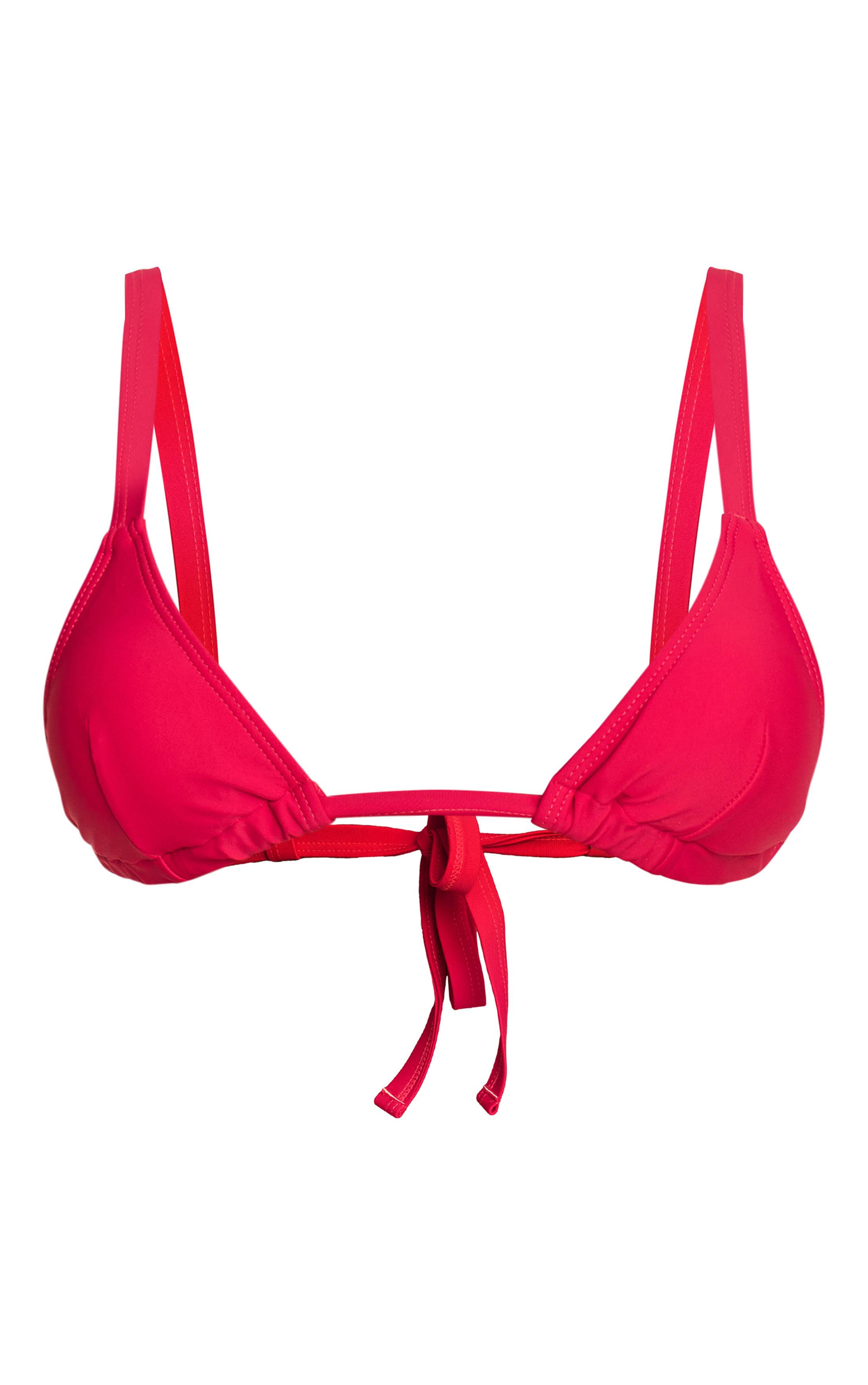 Fuchsia Haut De Bikini Micro Triangle