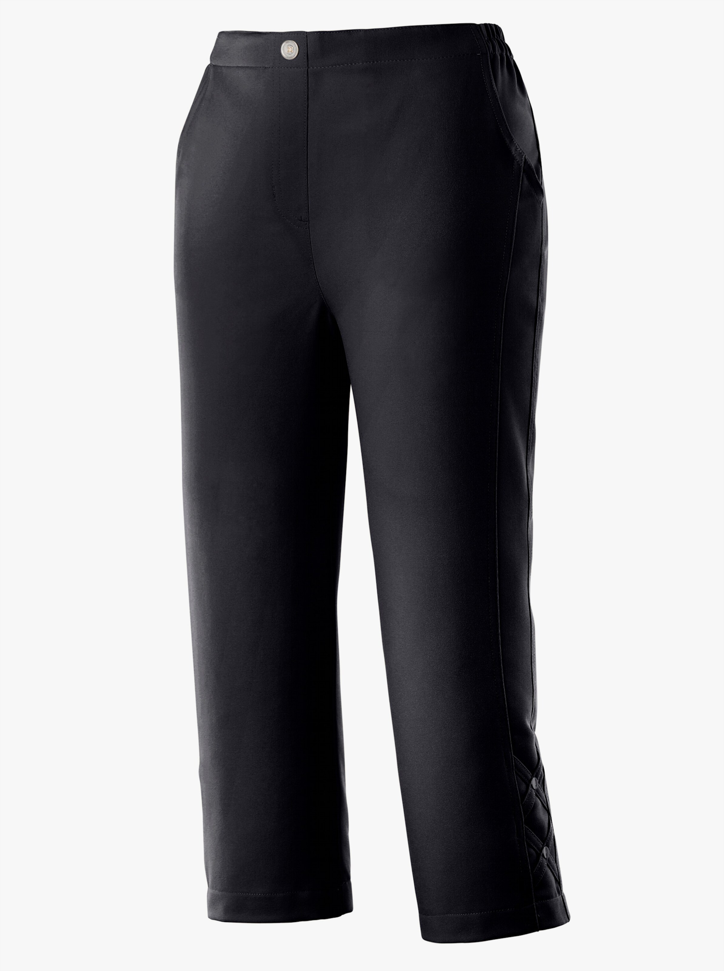 Caprihose aus Polyester, bügelfrei