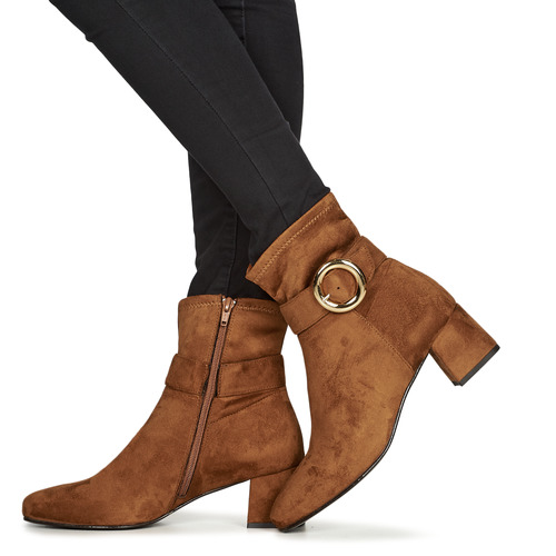 JB Martin - ADORABLE - Toile suedée stretch camel