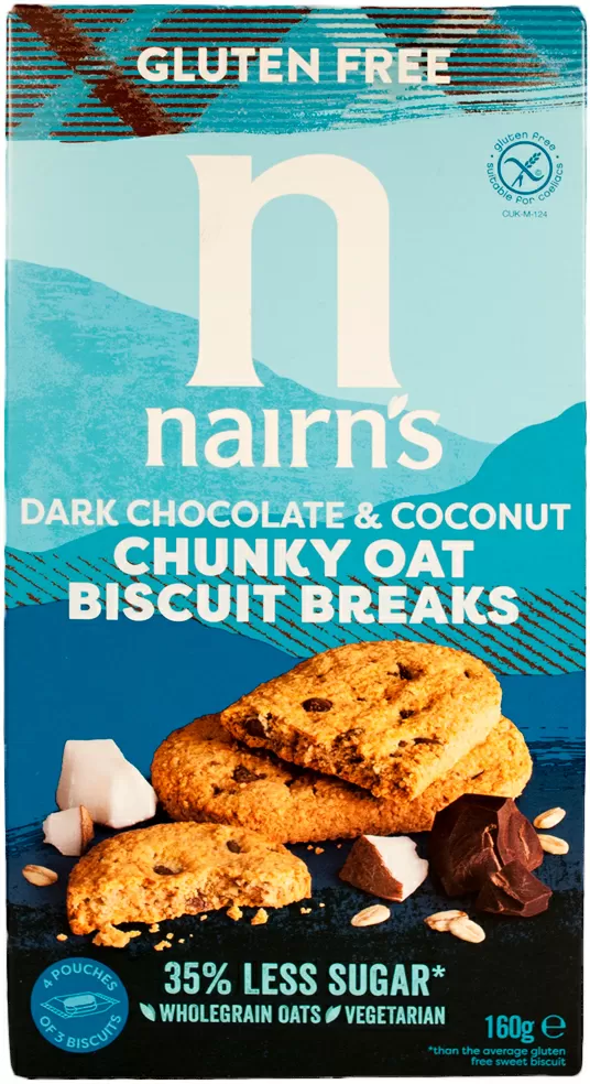 Nairn`s Havre & kokoskiks - 160 g