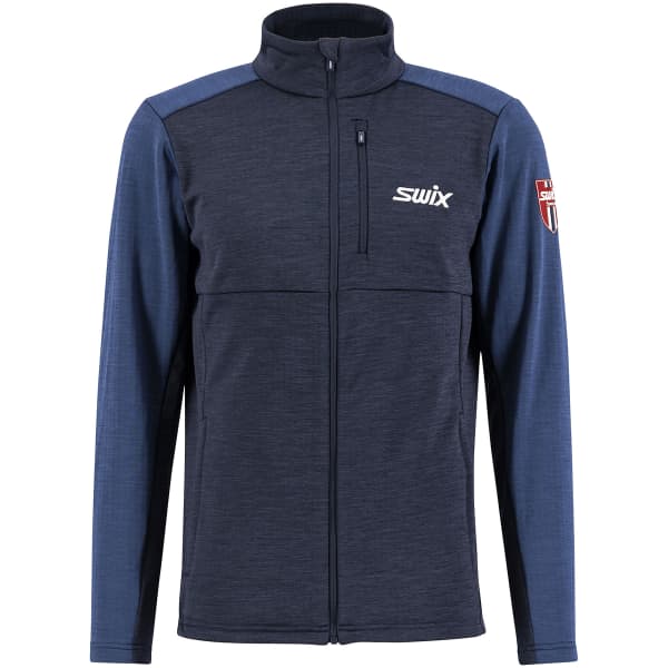Veste ski de fond SWIX INFINITY MIDLAYER JACKET M LAKE BLUE