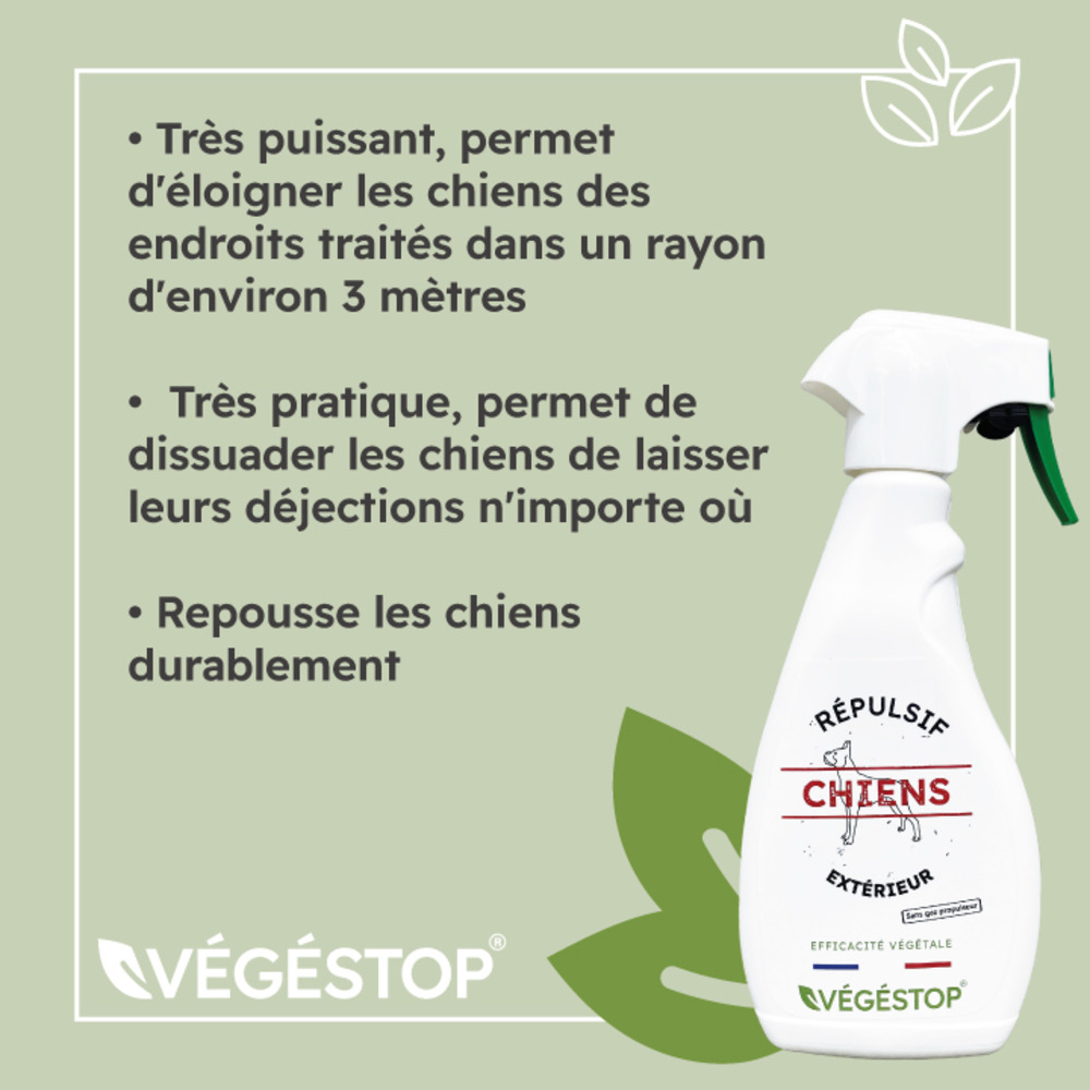 Répulsif Chiens - Spécial extérieur - 500 ml