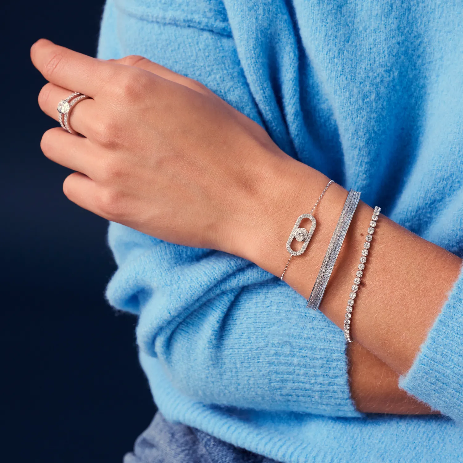 Sif Jakobs Ellera Grande Armbånd Sølv SJ-B2870-CZ