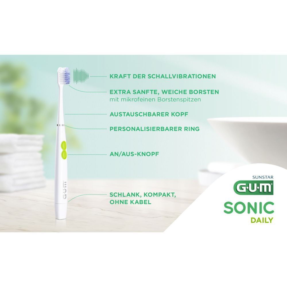GUM® SONIC DAILY Schallzahnbürste