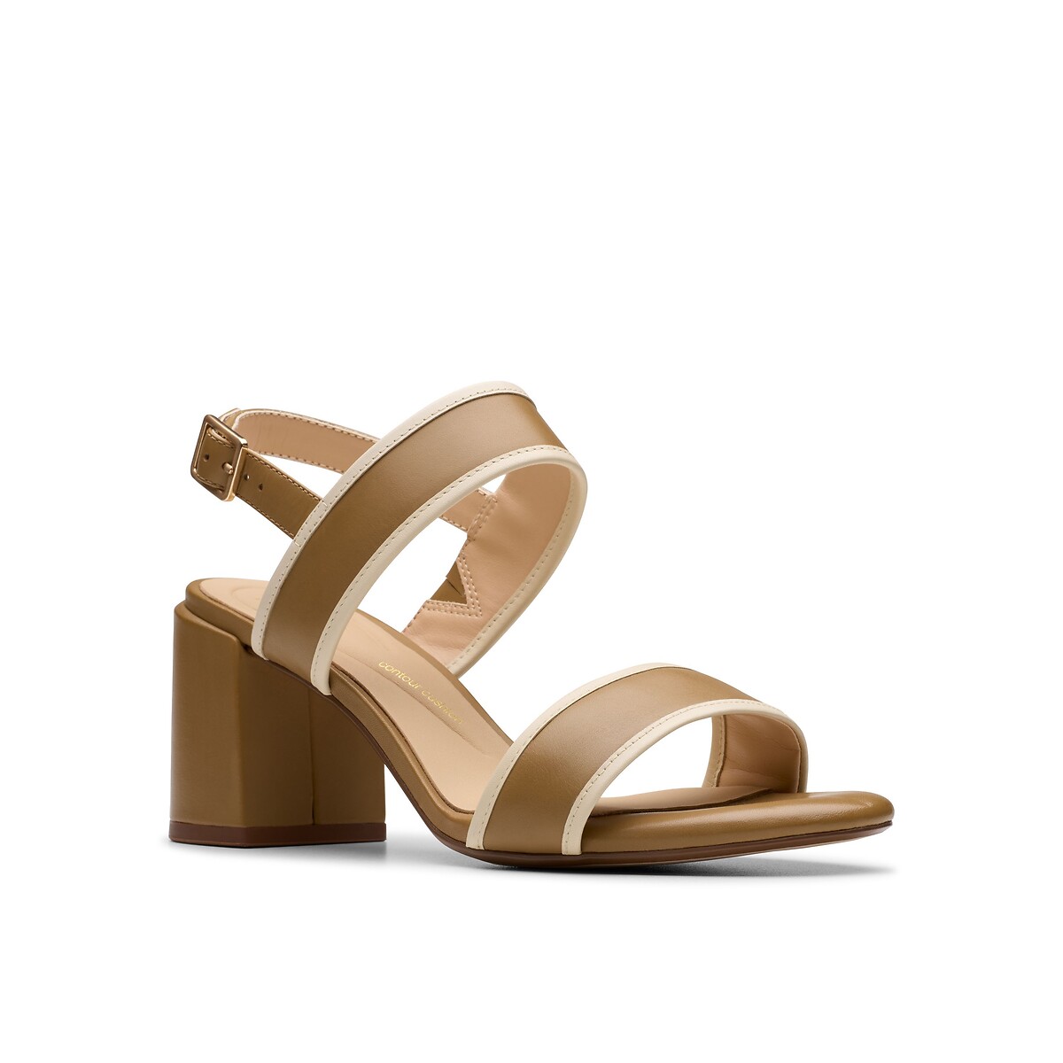CLARKS<br>Sandálias de couro Ezoria Sling