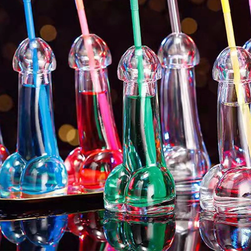 Funny Party Glas Wiederverwendbares Bachelorette Party Trinkglas Junggesellinnenabschied Deko - Transparent