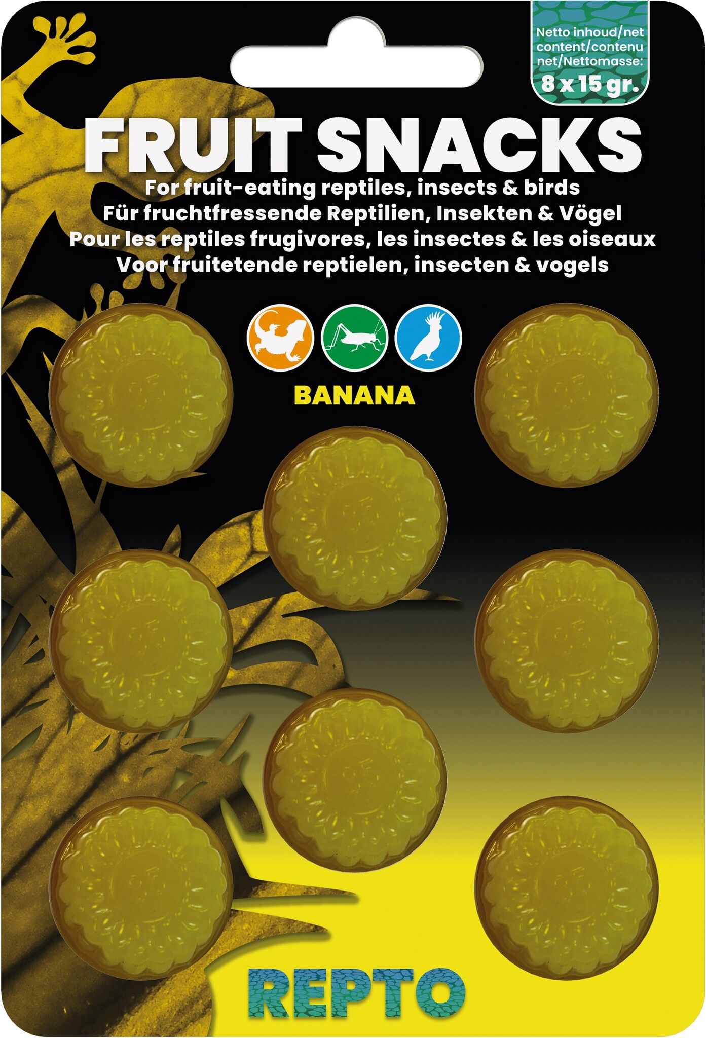 Repto Reptielen Fruit Snacks Banana