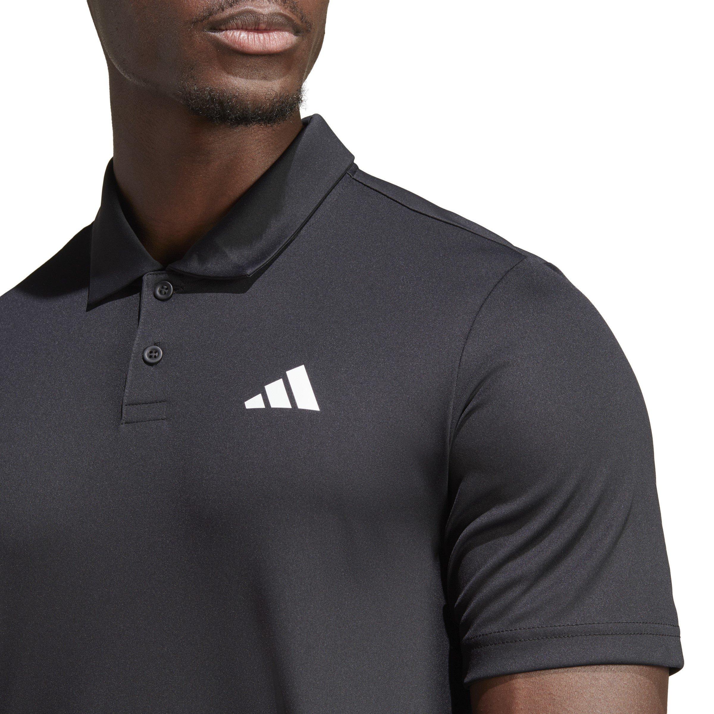 adidas Club 3 Stripe Polo Shirt Mens