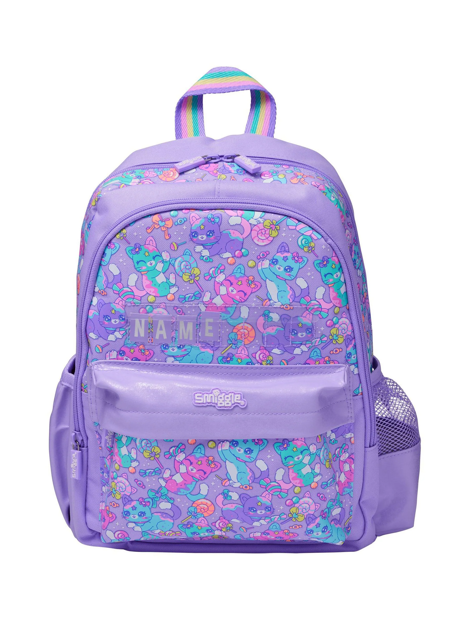 Paars - Smiggle Adventurous Junior Id Backpack