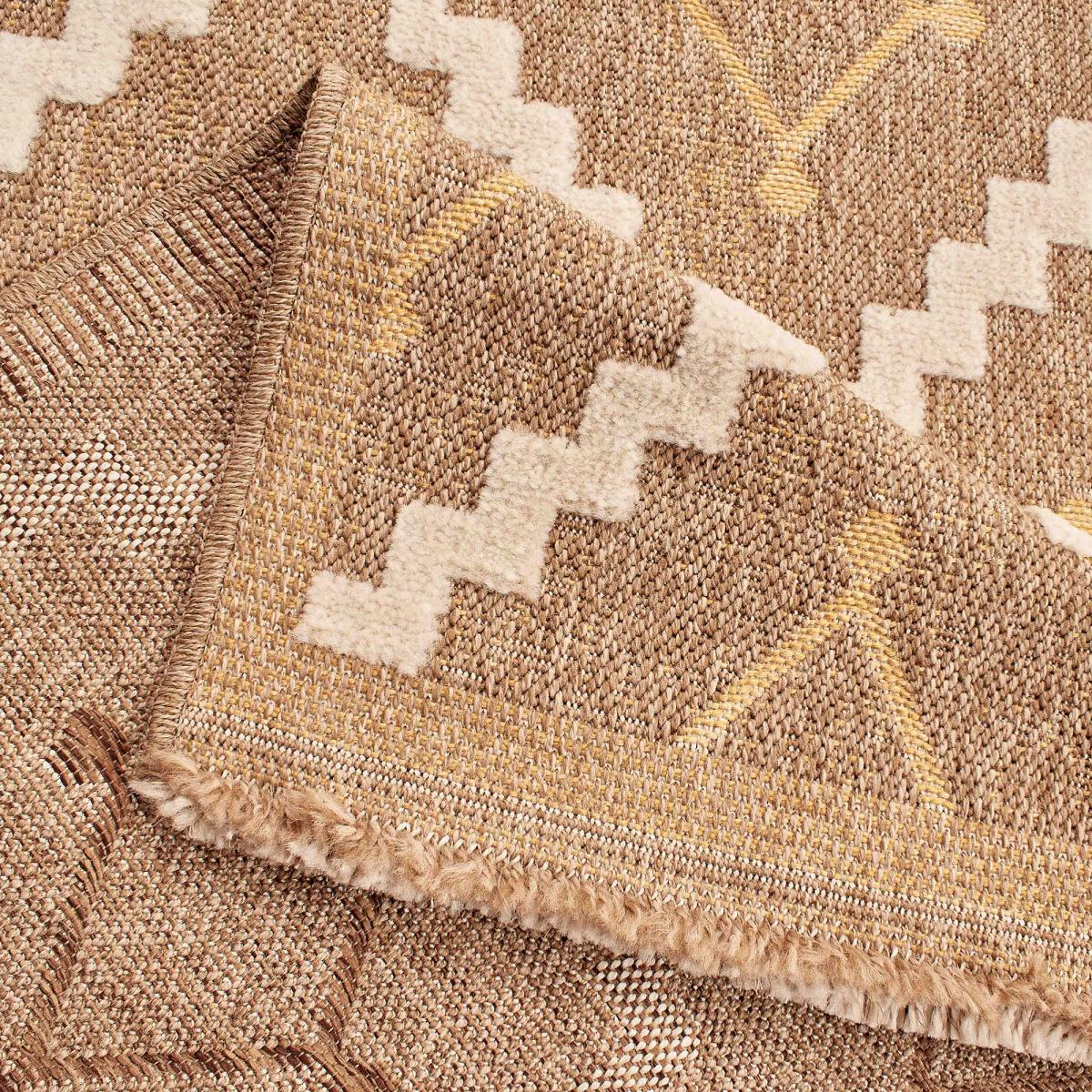 Tapis extérieur jaune 200x290 cm
