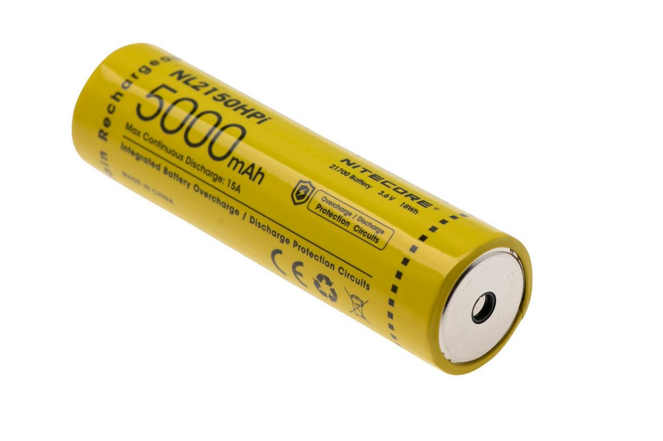 Nitecore NL2150HPi 21700 oplaadbare Li-ion accu, 5000 mAh