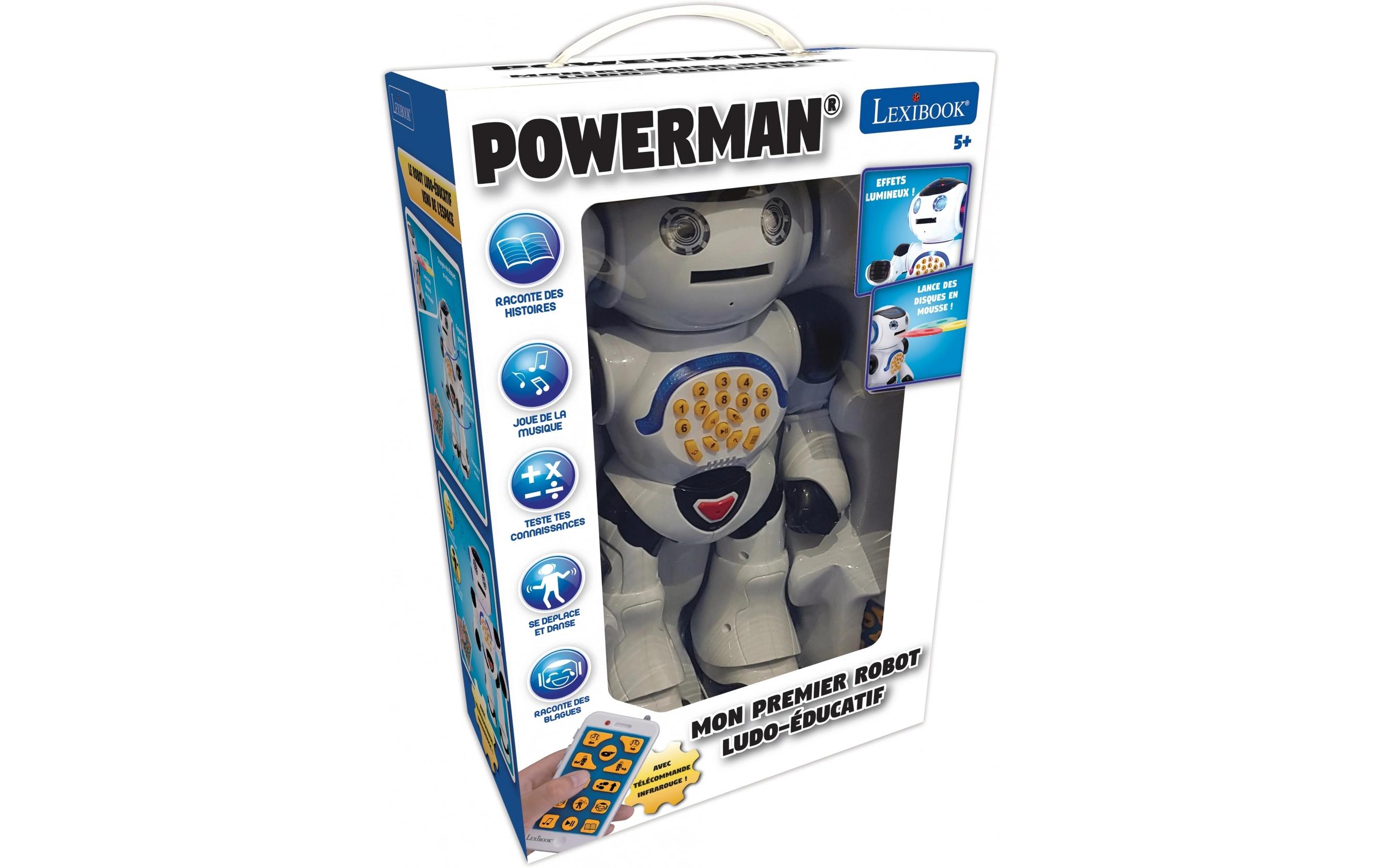 Powerman Roboter -FR-Interaktiver Roboter zum Spielen und Lernen mit Fernbedienung