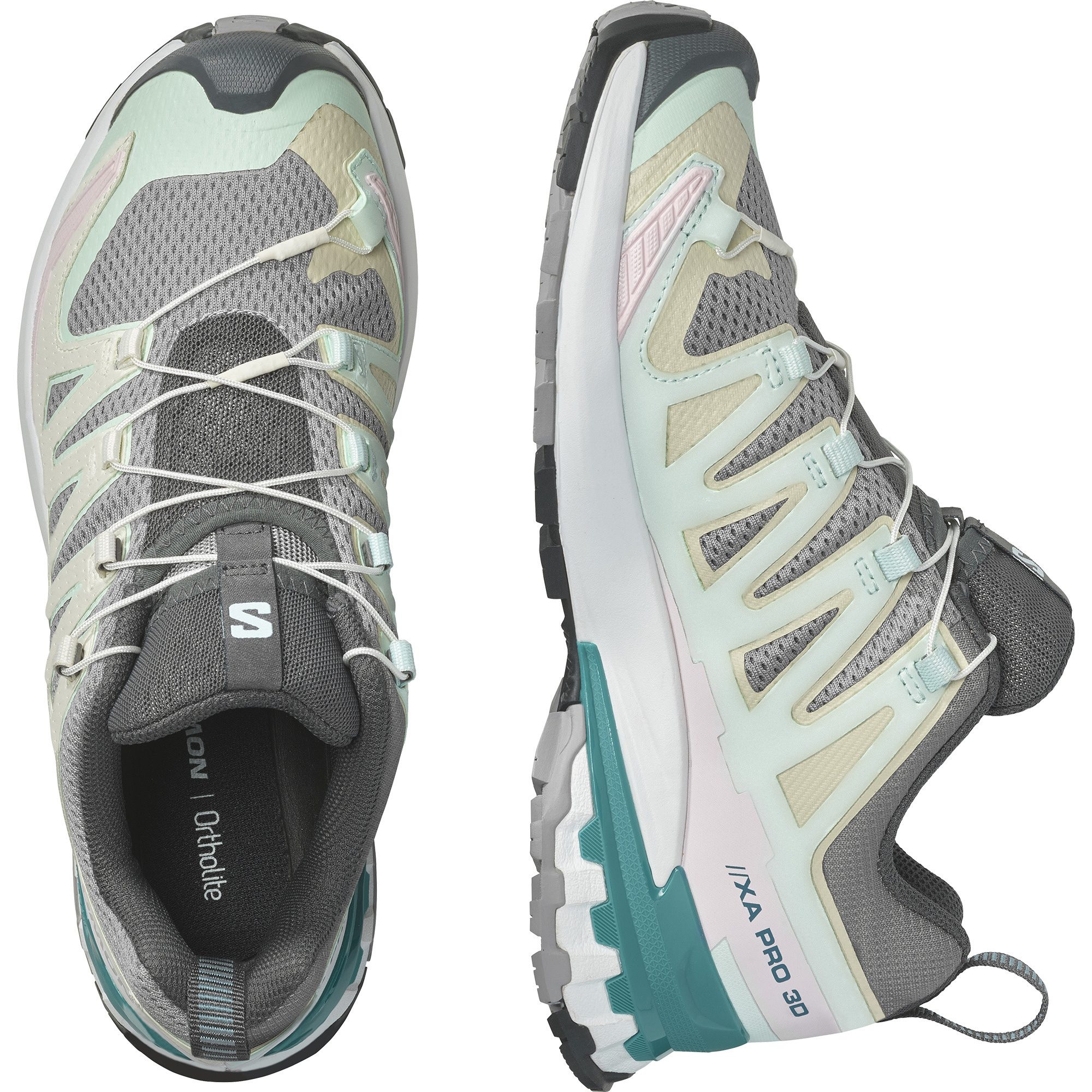 Salomon XA PRO 3D V9 Trailrunningschuhe Damen gull