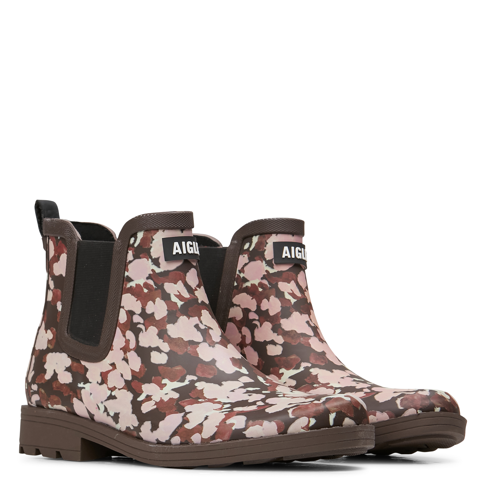 CARVILLE PT 2 - Bottines de pluie imprimées| Rose
