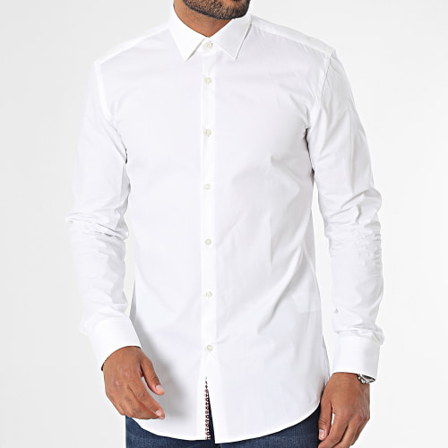 Chemises Manches Longues Slim Koey 50494531 Blanc