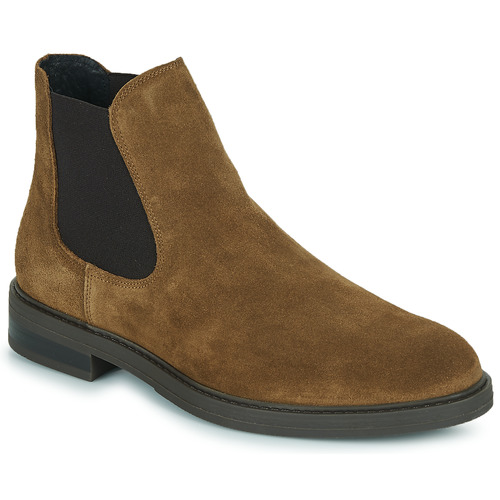 Selected - SLHBLAKE SUEDE CHELSEA BOOT - Cognac