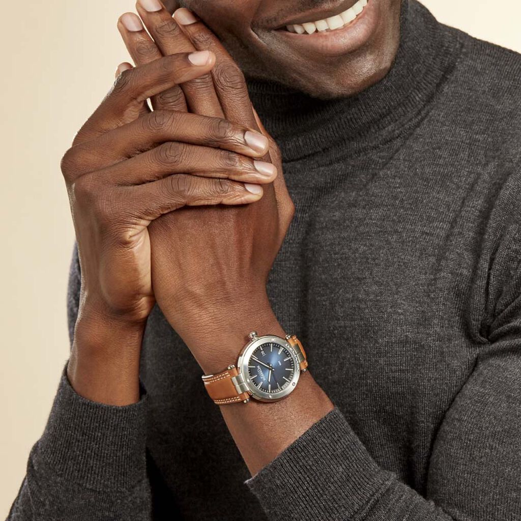 Montre Michel Herbelin Newport Bleu