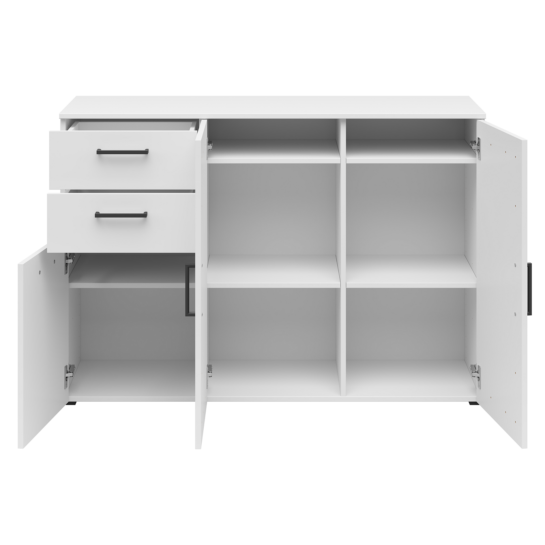 Sideboard - weiß - 120 cm breit