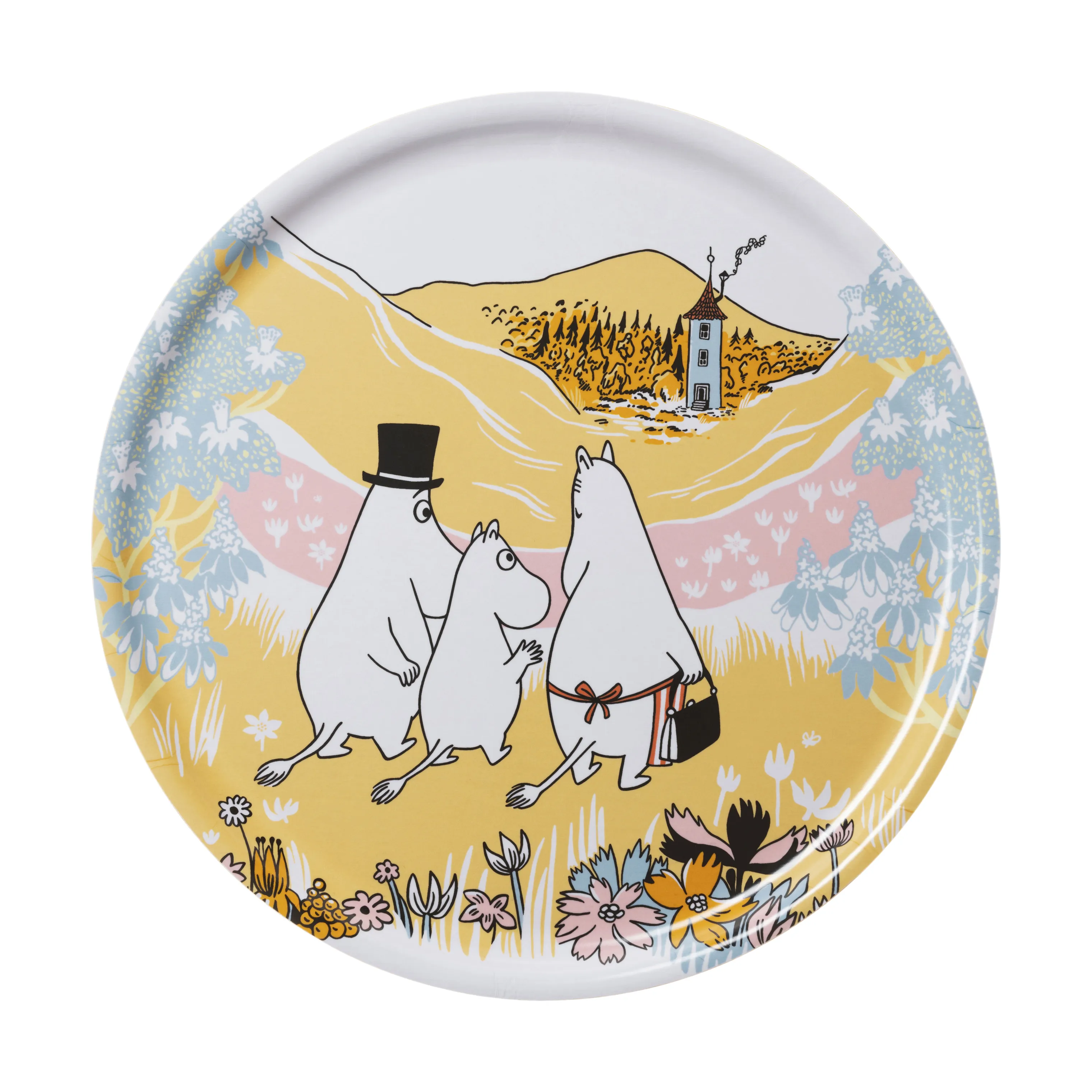 Moomin Arabia Serveringsbakke - Familietid