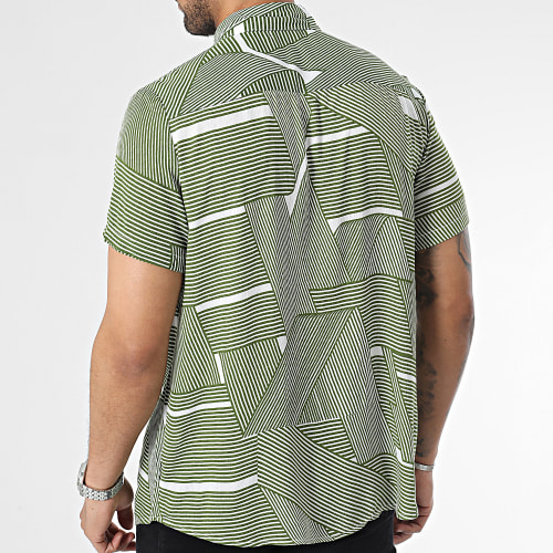 Chemise Manches Courtes Vert