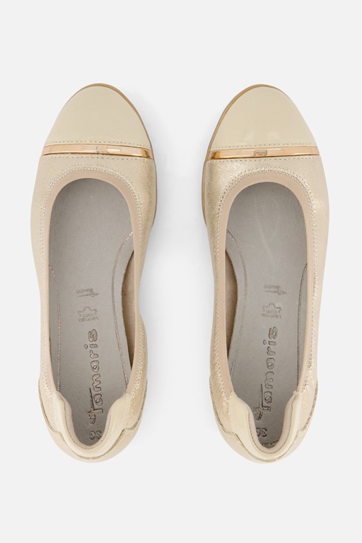 Tamaris Joya Ballerina's goud Synthetisch