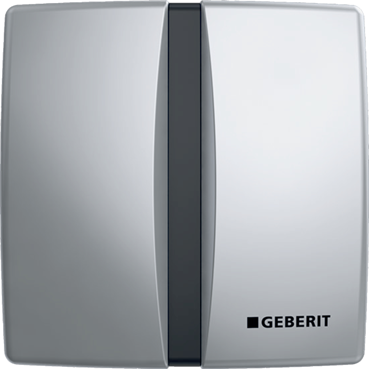 Geberit Basic urinoir stuursysteem infrarood batterijvoeding 16x16cm voor frontbediening mat verchroomd