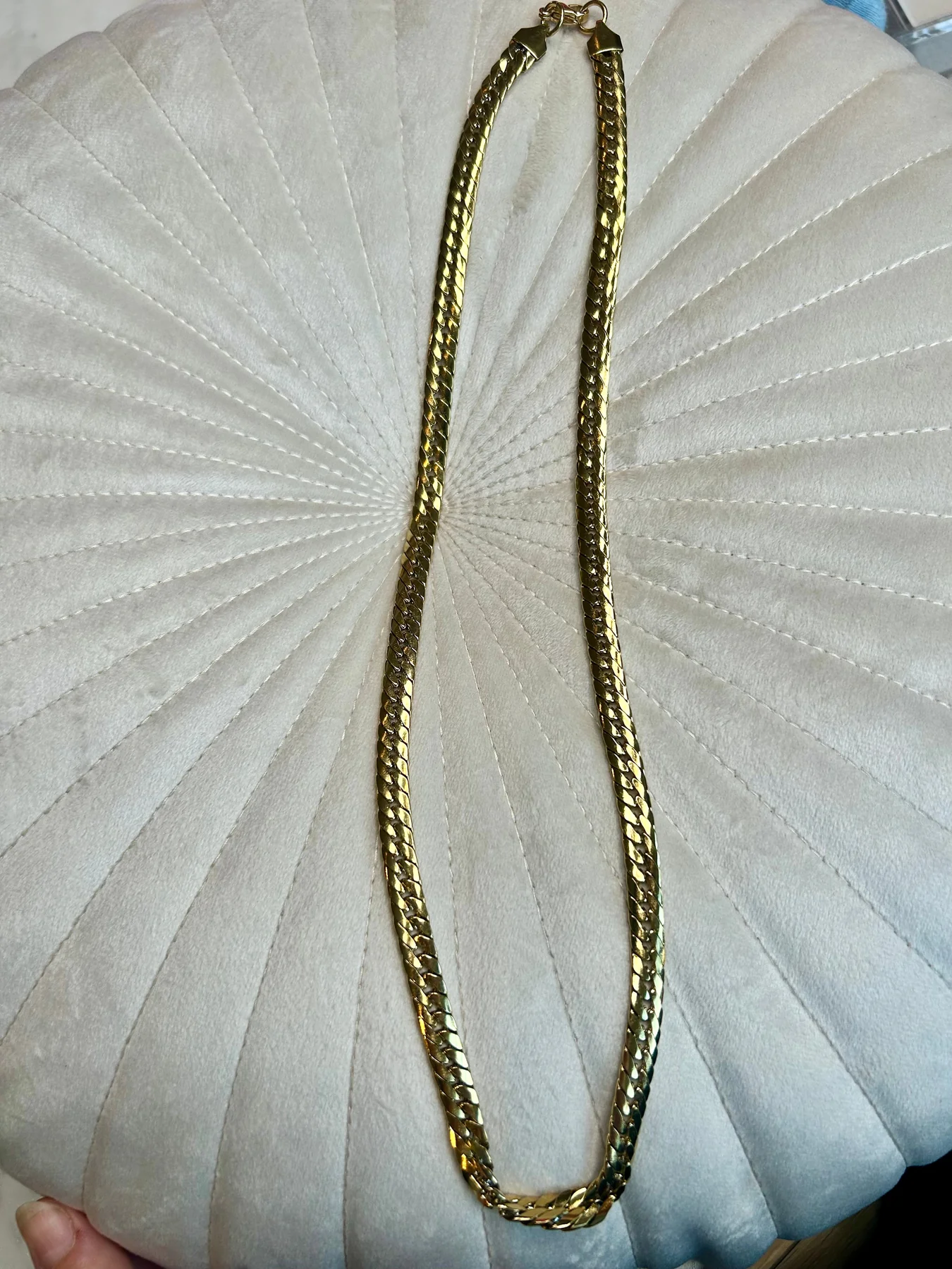 Mellow Moon Snake Mesh Necklace Colh Serpent forgyldt