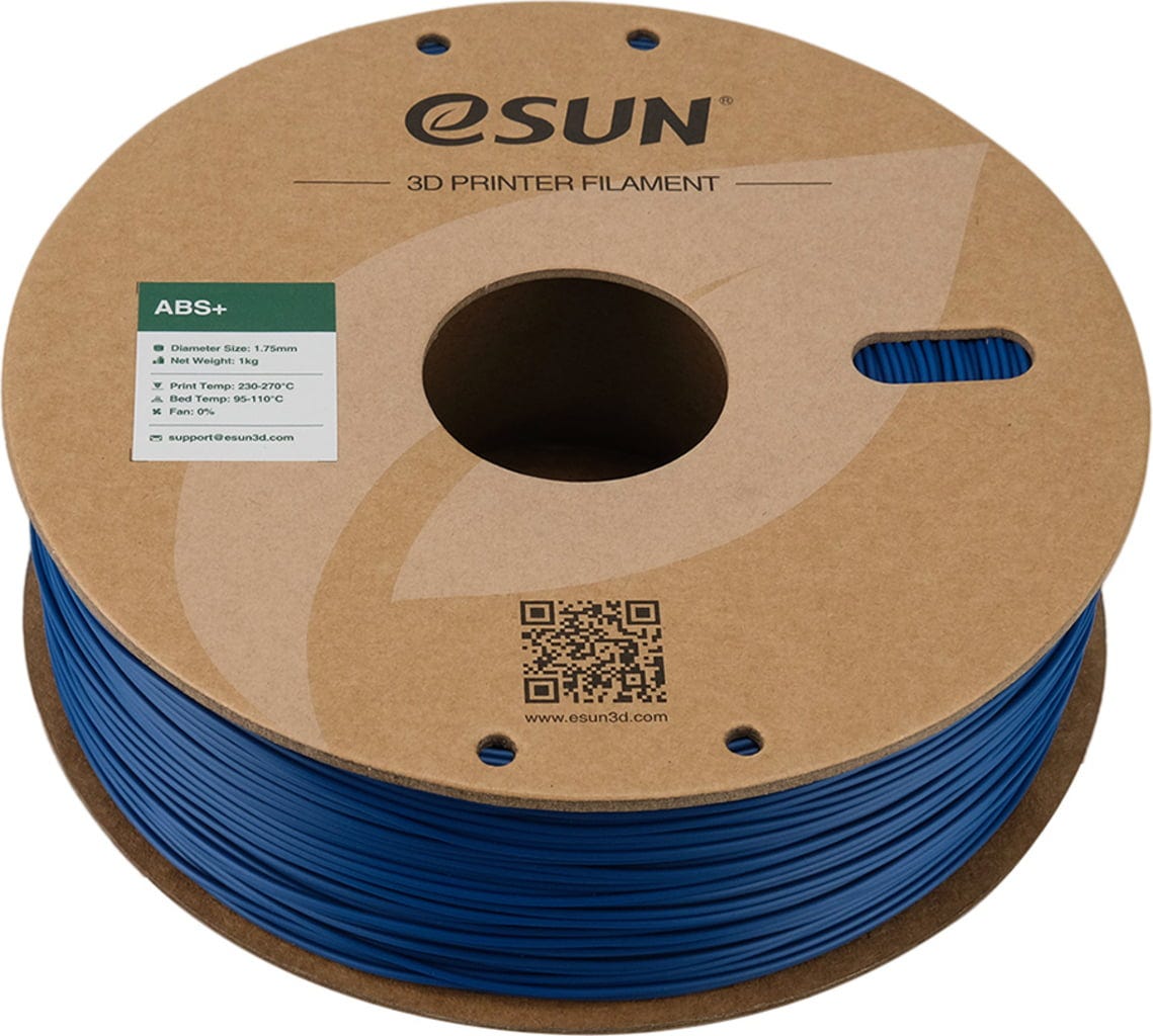 eSUN  ABS+ Blue, 1,75 mm / 1000 g    ABS Filament mit verbesserten mechanischen Eigenschaften