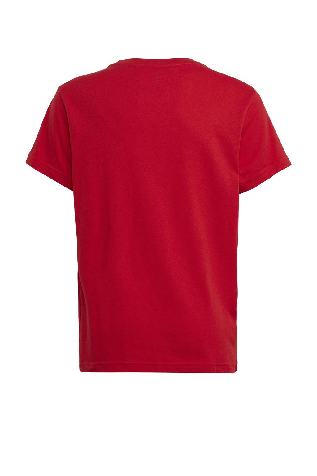 adidas T-shirt Trefoil rood/wit