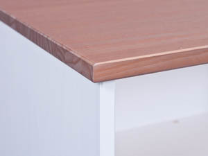 Lowboard WESTERLAND 12.2 - weiß-braun - Massivholz - 180 cm