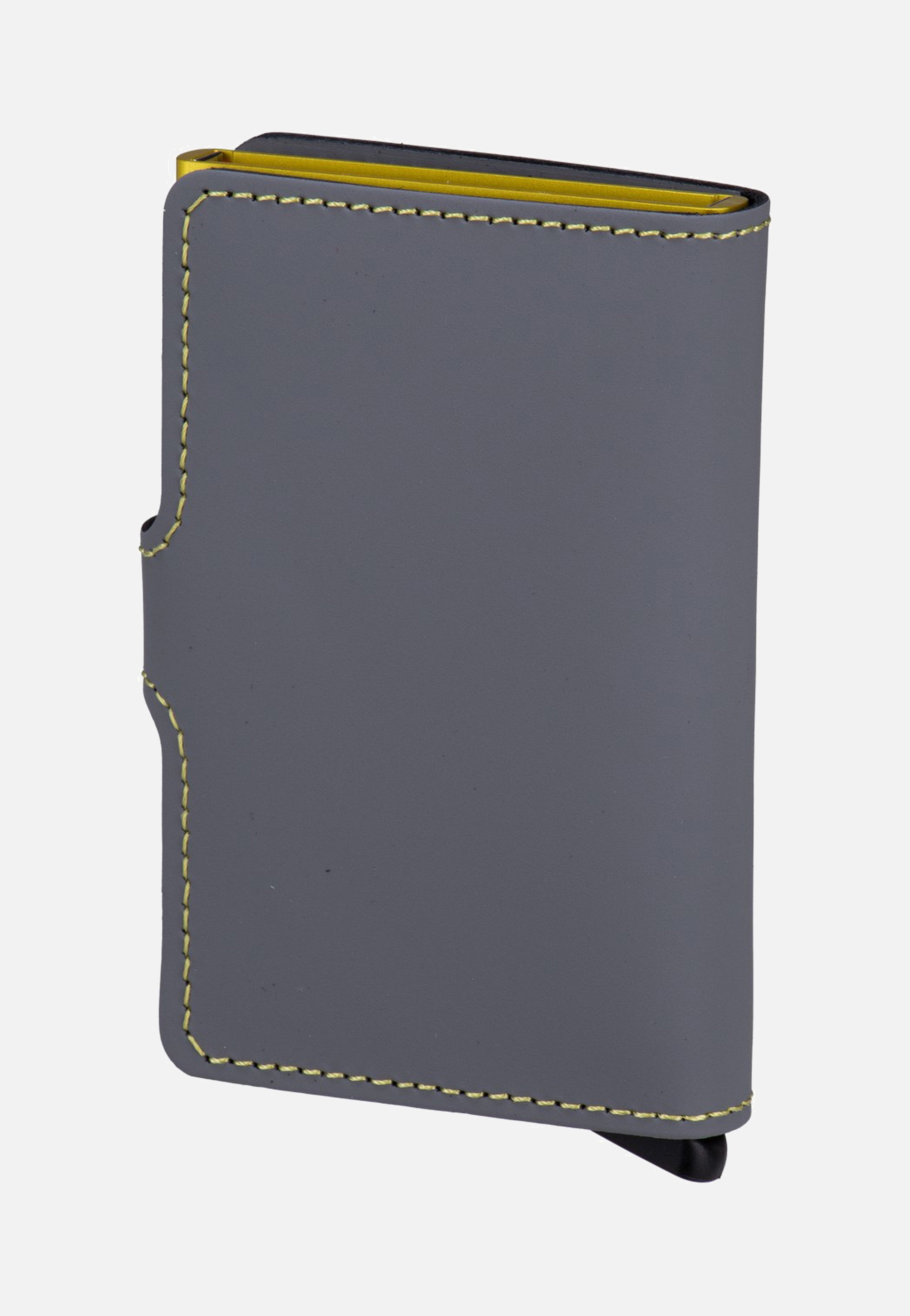 Miniwallet Matte Grey-Lime - Portemonnaie