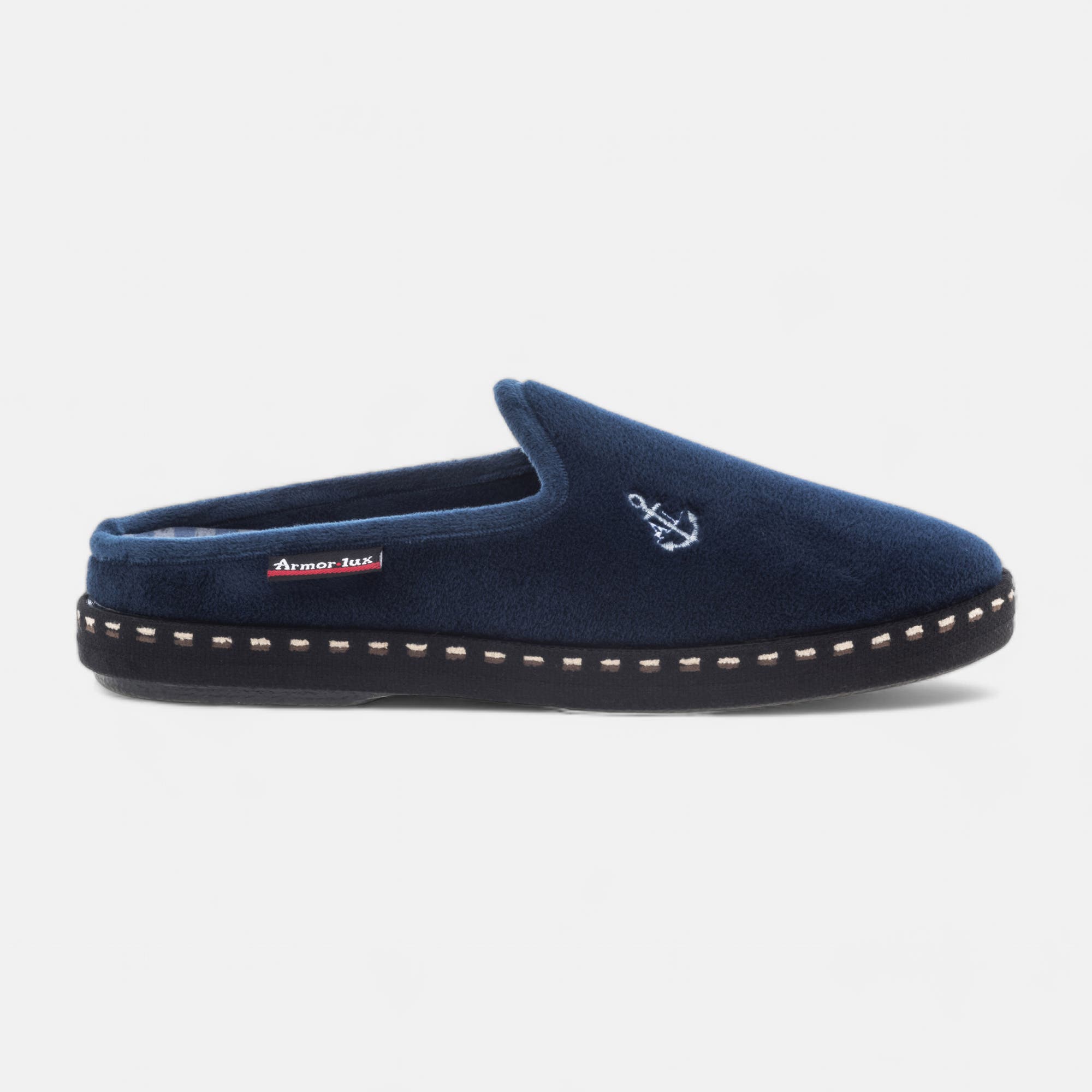 Pantoufles mules Homme bleu marine