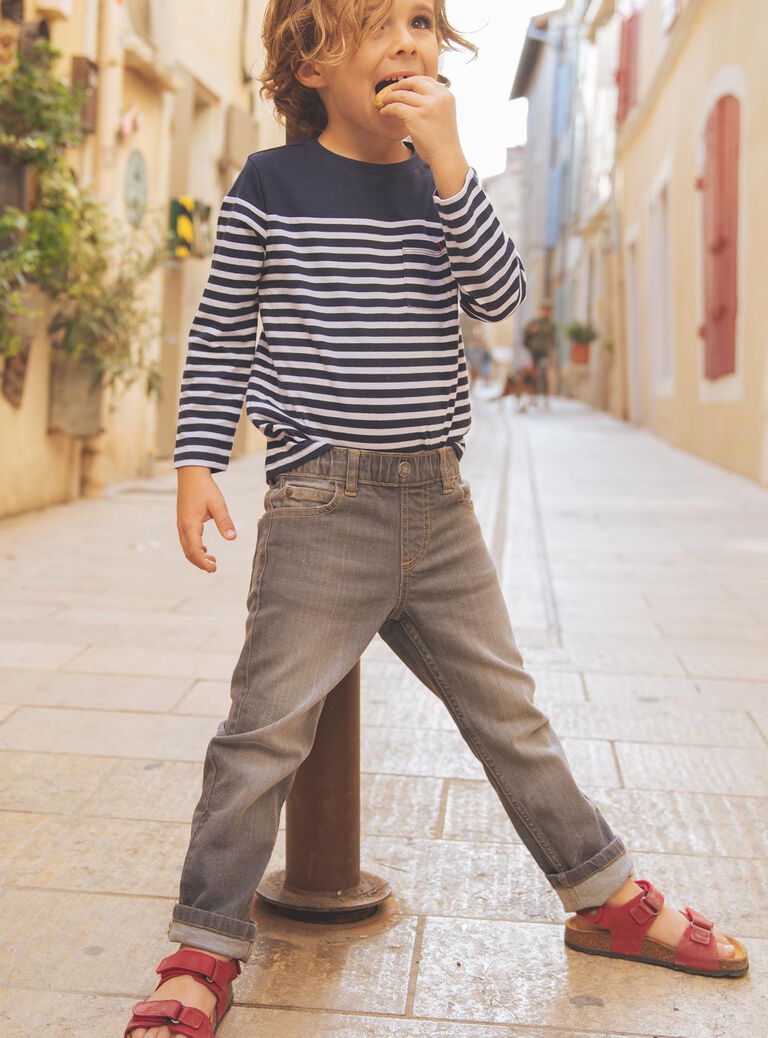 Jean regular gris