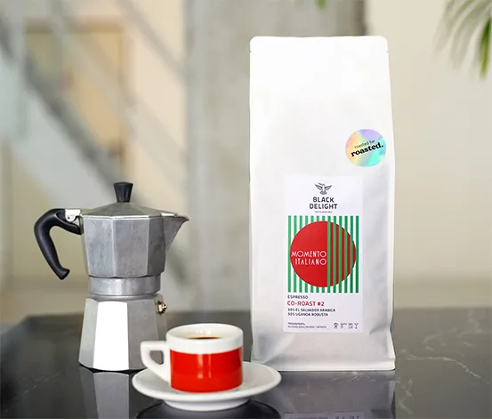 Black Delight x roasted. - Momento Italiano Co-Roast #2 Espresso