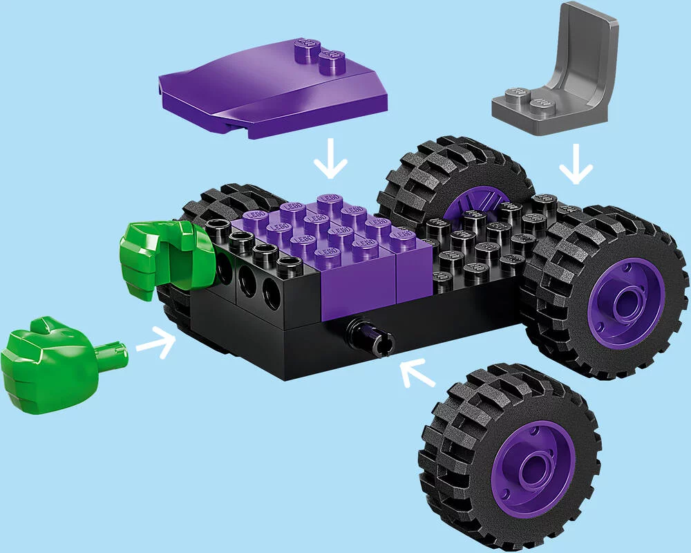 LEGO®DISNEY MARVEL 10782 - LE COMBAT DES CAMIONS HULK CONTRE LE RHINO