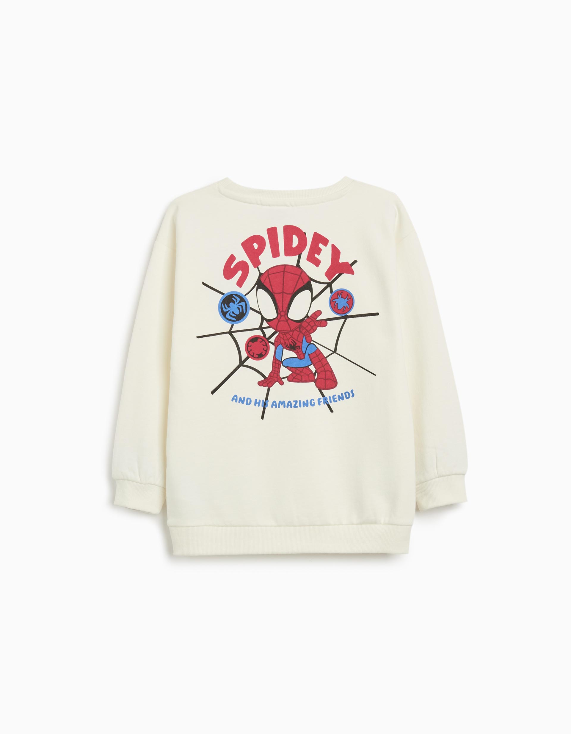 Sweatshirt de Felpa 'Spider-Man', Menino, Branco