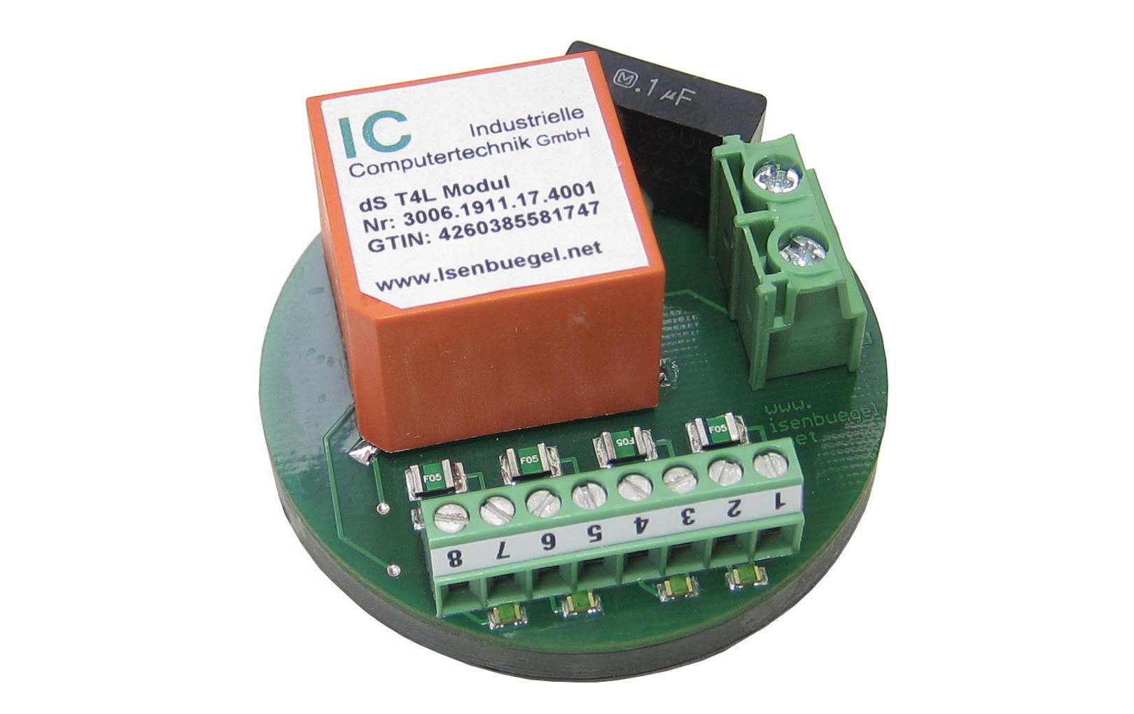 digitalSTROM dS T4L Modul 4-fach<br>dS Taster vier Linien Modul