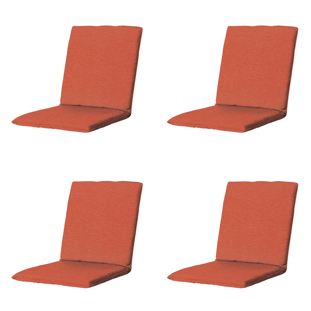Madison Panama terra Stapelstoelkussen - Set van 4
