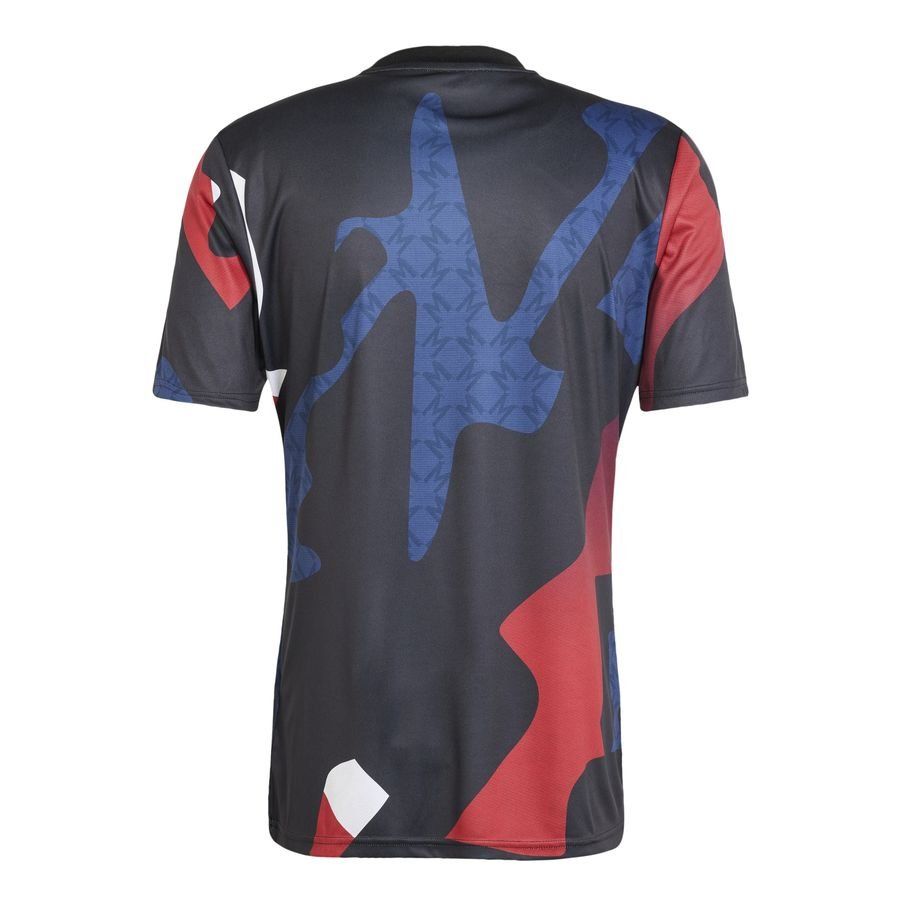 Manchester United T-shirt d'Entraînement Avant-Match - Noir/Mufc Red/Blanc