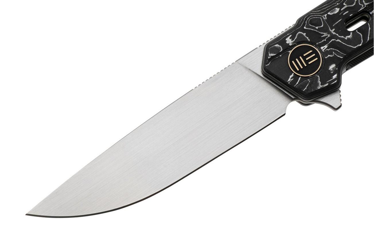 WE Knife Navo WE22026-6 Aluminium Foil Carbon Fiber, zakmes, Ostap Hel design