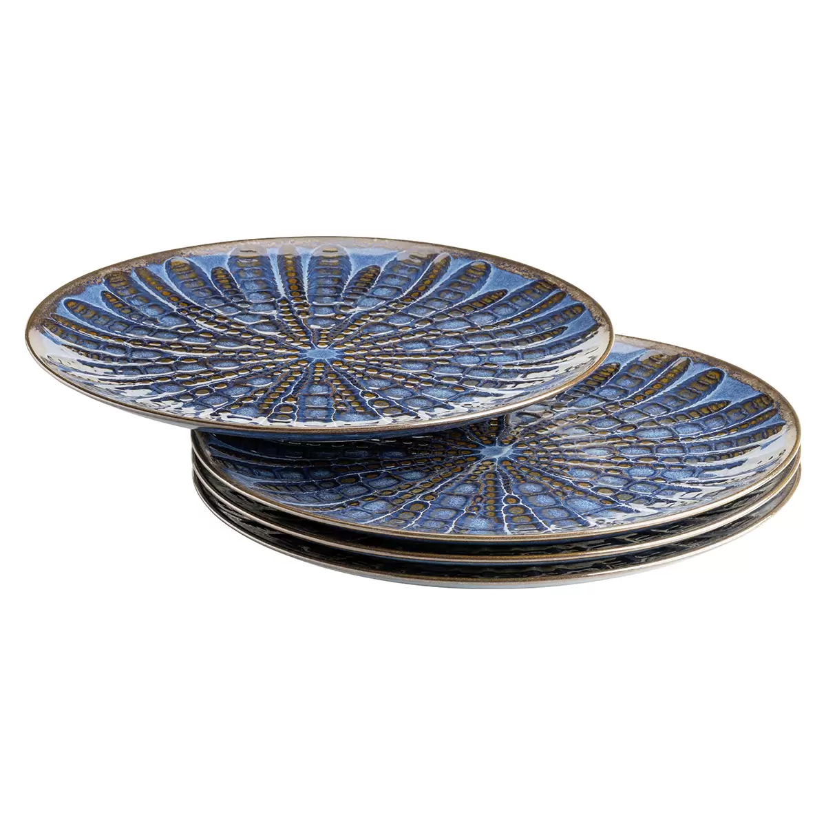 Platzteller-Set 4tlg. AQUAMARINE Blau