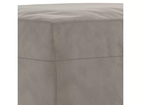Repose-pied Gris clair 60x50x41 cm Velours
