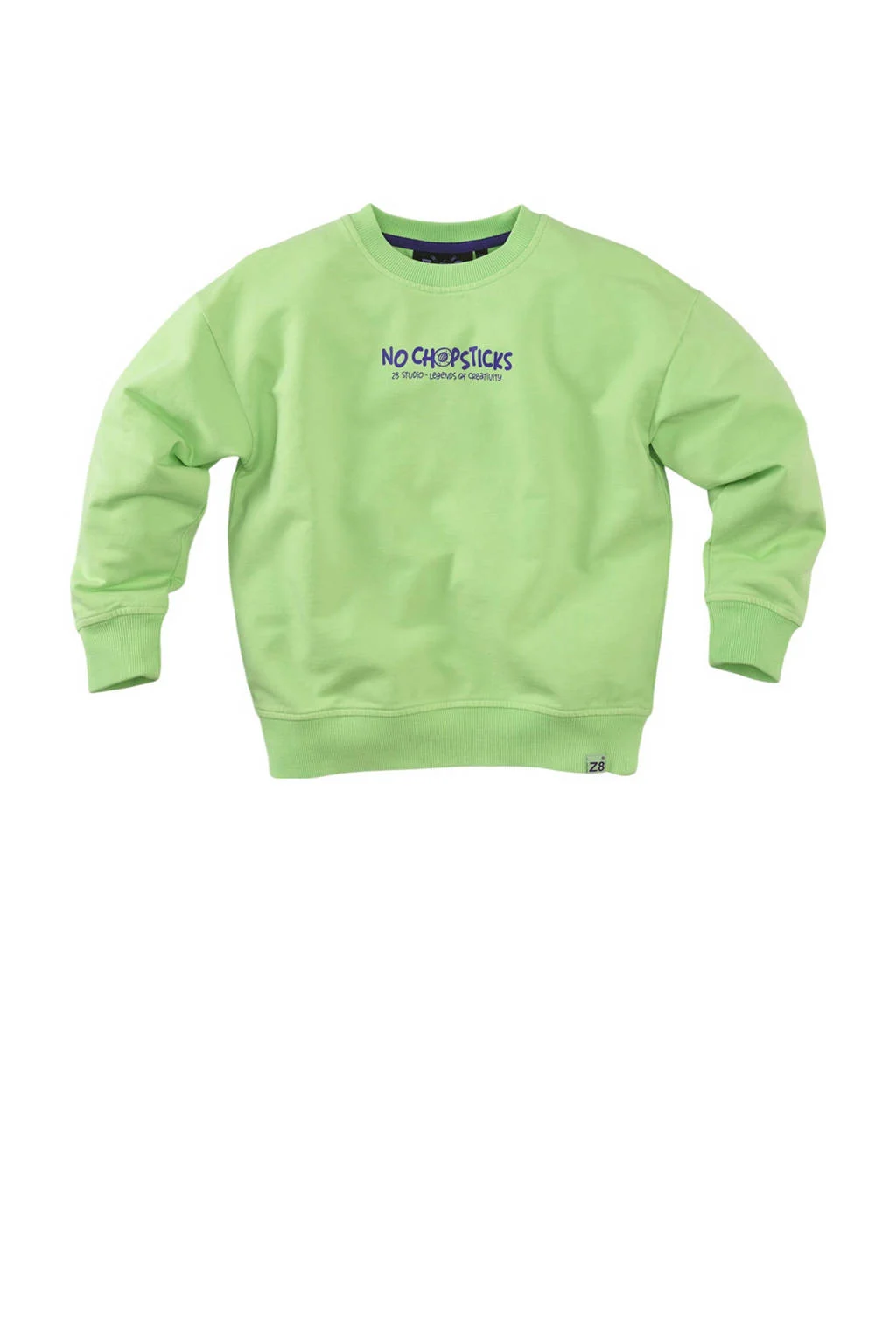 Z8 kids sweater Brex met backprint groen